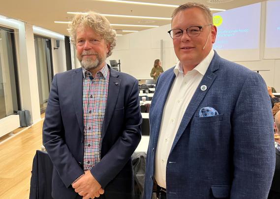 Olav Kvam (t.v.) og Kai Øivind Brenden 