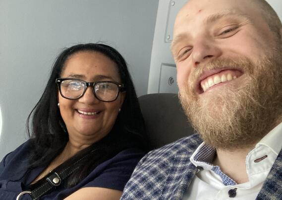 Ana Carla Schippert og Ruben Jervell Pettersen