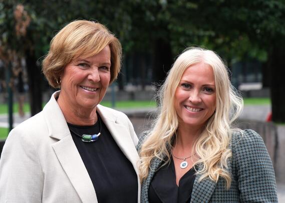 Marie Aakre og Lill Sverresdatter Larsen
