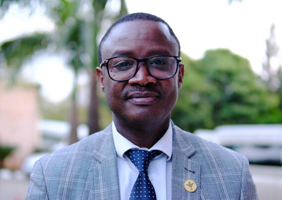 Andre Gitembagara, president i Rwanda Nurses and Midwife Union 